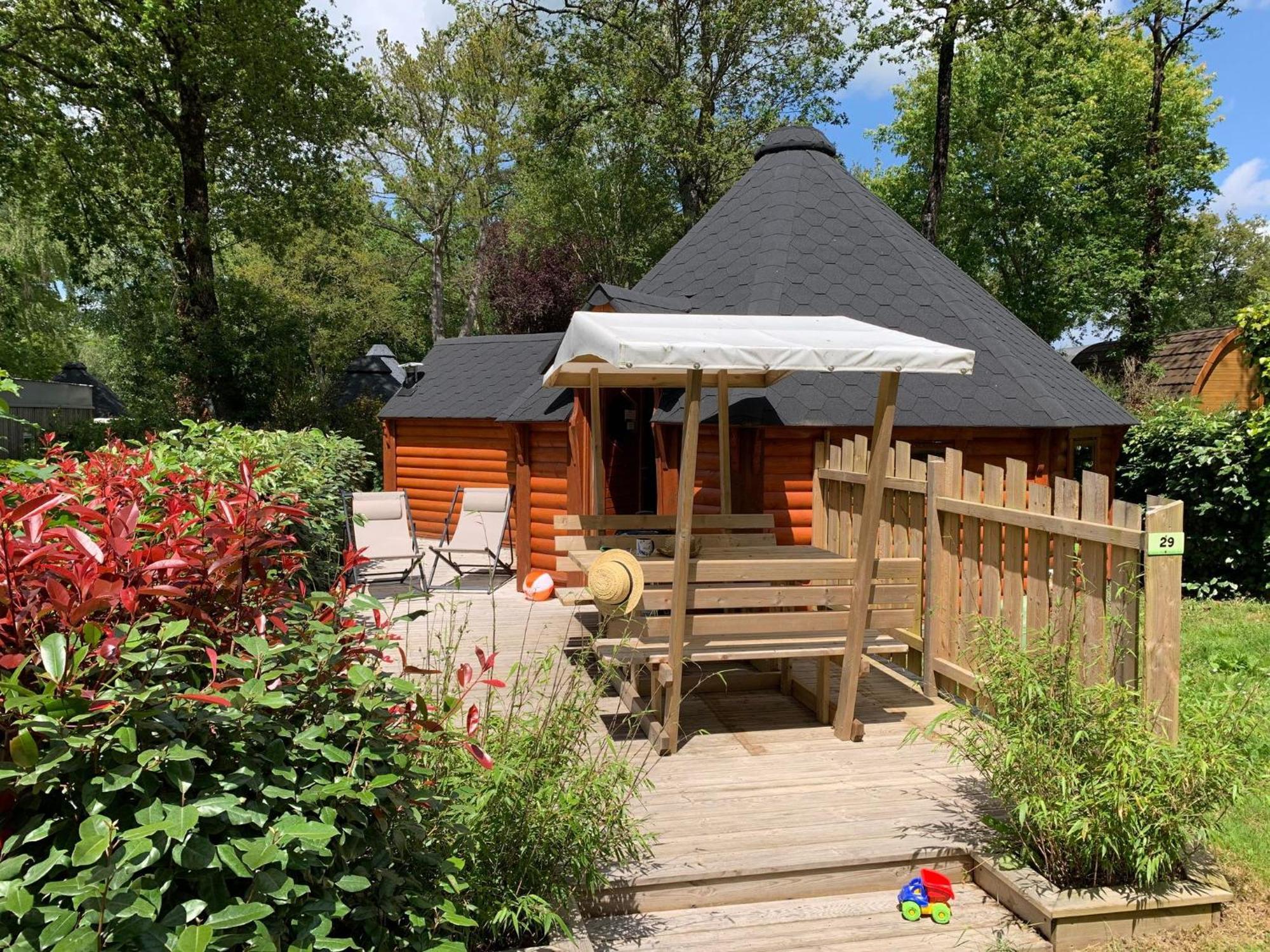 Camping De L'Etang Du Pays Blanc Guérande Eksteriør bilde